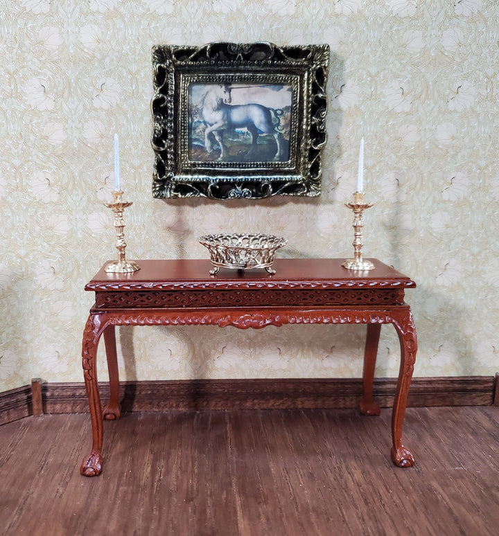 Miniature Unicorn Medieval Framed Art Print 1:12 Scale Dollhouse Decor - Miniature Crush