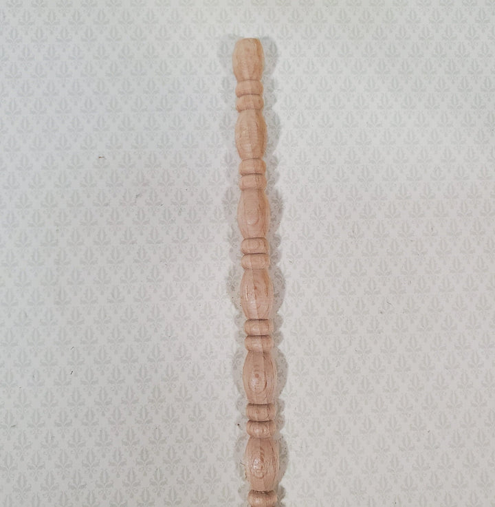 Miniature Wood Trim Flat Back Bead Style Relief Molding 3/8" x 18" Dollhouse Ceilings Walls - Miniature Crush