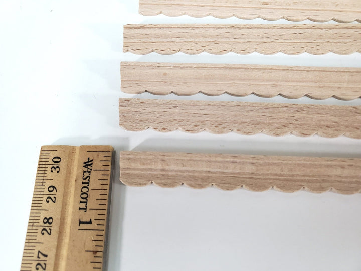 Miniatures 6" Cornice Crown Molding Scrap Trim x6 Pieces 1:12 Scale Building CLA77272 - Miniature Crush