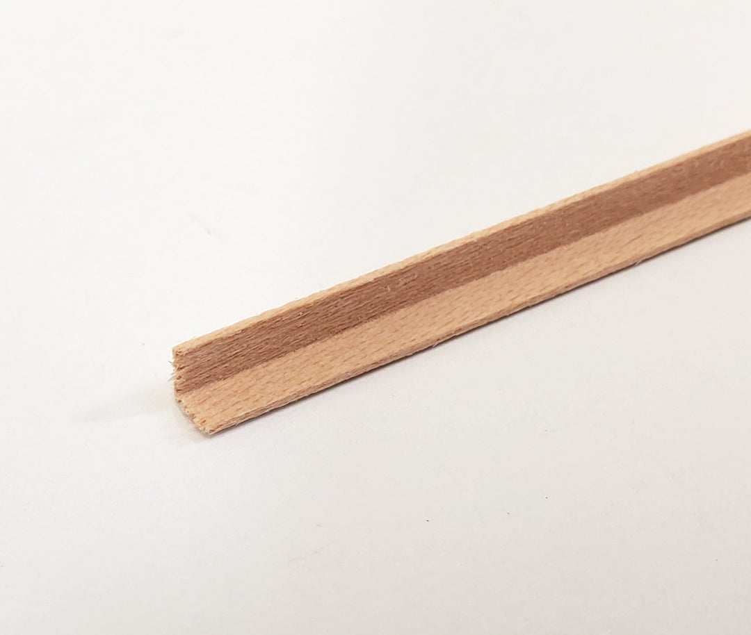 Tiny Corner Angle Trim Molding 3/16" x 3/16" x 18" long NE506 Scale Model Building - Miniature Crush