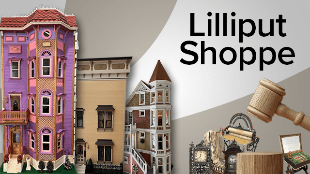 Antique Miniatures and Wall Mounted Dollhouses