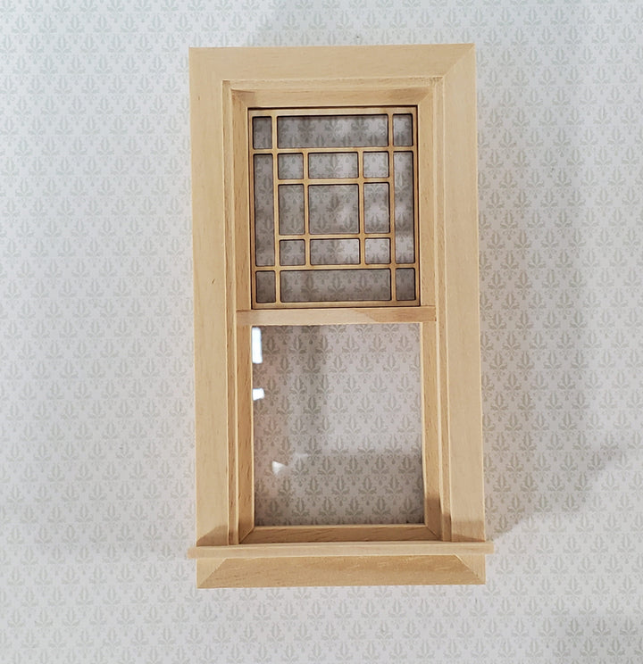 Dollhouse Window Panes Inserts Prairie Style 1:12 Scale Fits Houseworks 5032