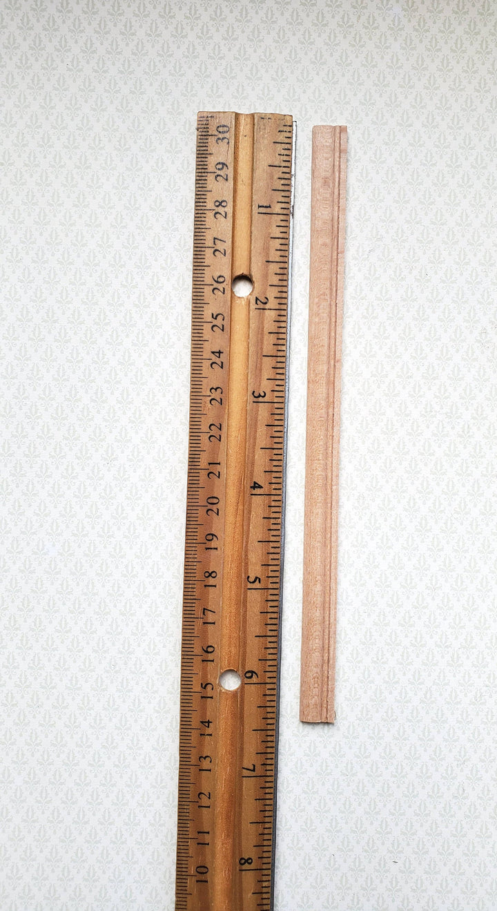 Dollhouse Miniatures Window Casing 6" Trim x12 Pieces Assorted 1:12 Scale Building 70307