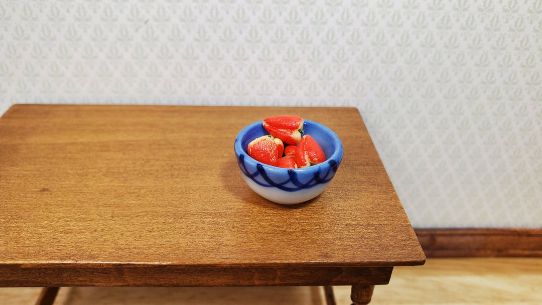 Dollhouse Asian Rose Apples Set of 5 1:12 Scale Miniatures Food Fruits Grocery
