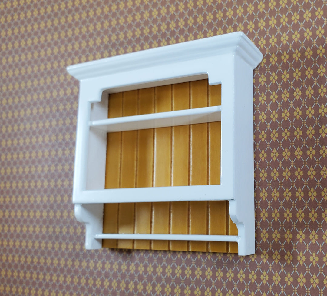 Dollhouse Hanging Shelf Shelves White 1:12 Scale Miniature Kitchen Furniture