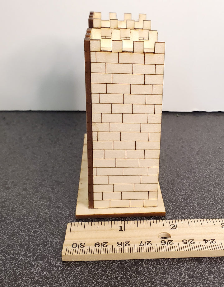 Miniature Castle Tower Keep 1:144 Scale DIY KIT 7 Rooms Ladders 3 Stories