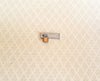 Dollhouse Miniature Padlock with Plate Hasp 1:12 Scale Metal