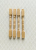 Dollhouse Miniature Spindles Wood Table Legs 4 Pieces 1:12 Scale 2 1/8