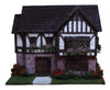 1:144 Scale Dollhouse KIT Tiny Tudor Classic Style with Garden and Window Boxes