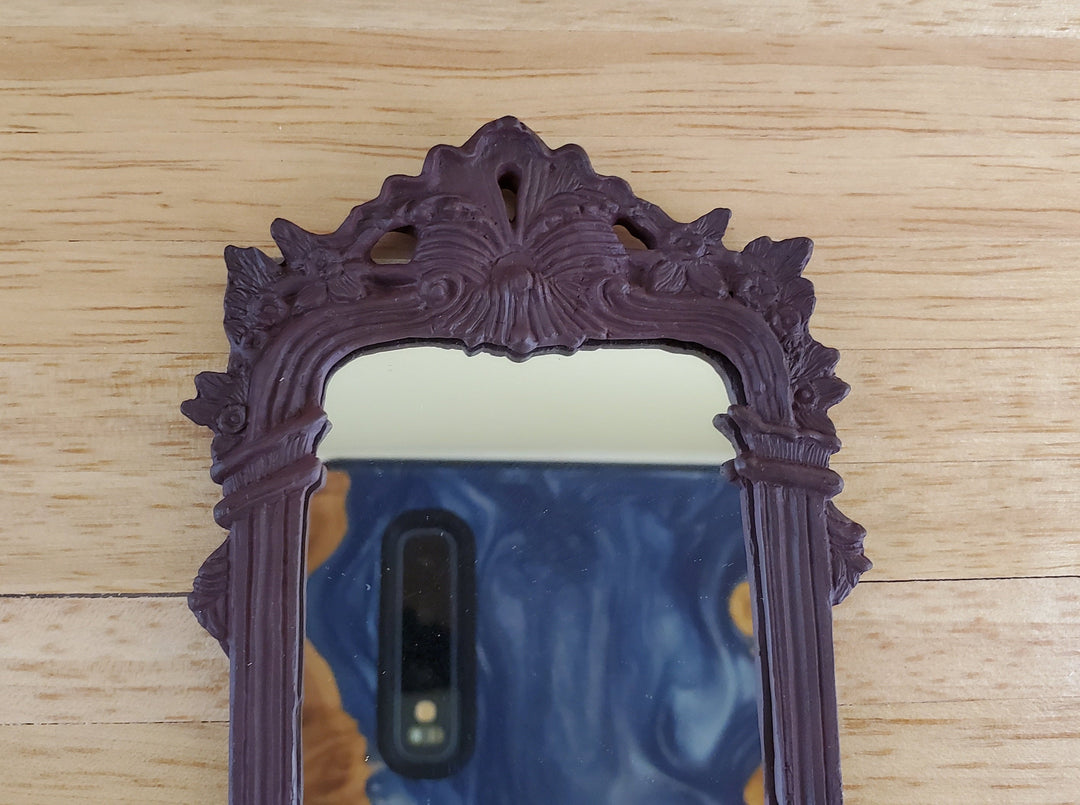 Dollhouse Large Mirror Baroque Style Fancy 1:12 Scale by Falcon Miniatures