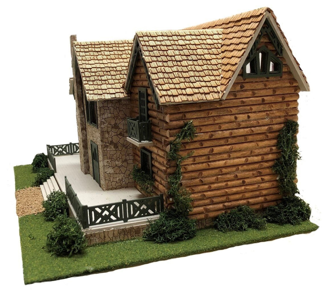 1:48 Quarter Scale Dollhouse KIT Lodge Vacation Home or Log House - MiniatureCrush