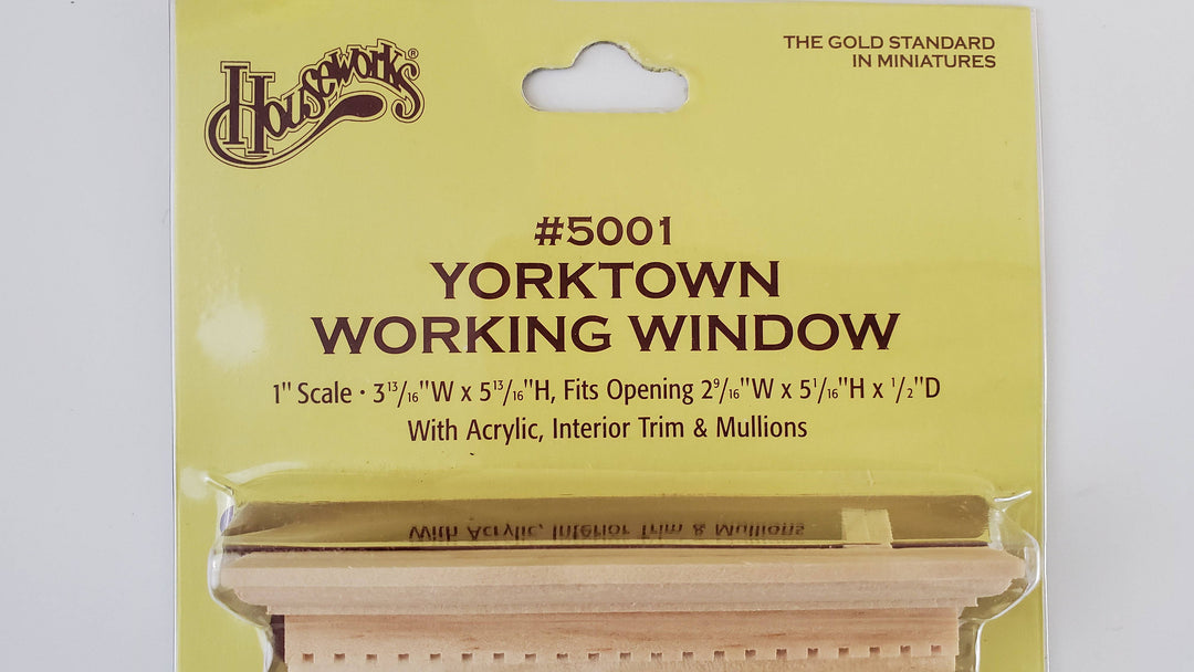 Dollhouse Miniature Window Yorktown Working 1:12 Scale Houseworks #5001