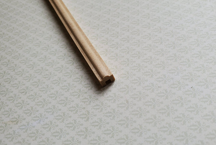 Dollhouse Handrail Banister for Stairs 1/4" w x 18" long 1:12 Scale HW7020
