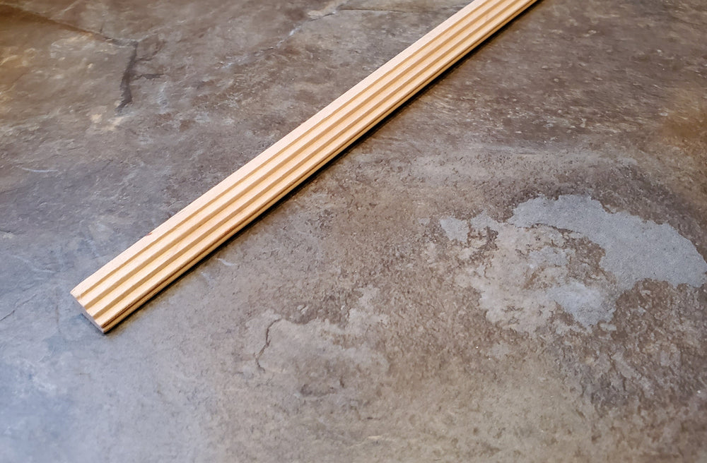 Dollhouse Step Crown Molding Trim Cornice 3/8" wide x 18" long 1:12 Scale