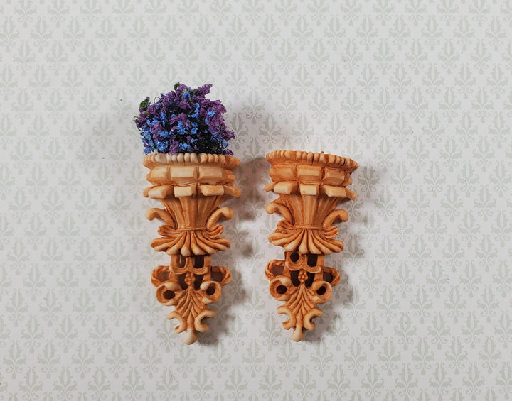 Dollhouse Small Wall Planters Set of 2 1:12 Scale Miniature A4479TN by Falcon