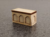 DIY Kit 1:48 Scale Miniature Tudor Treasure Chest Trunk Tiny Gothic Style