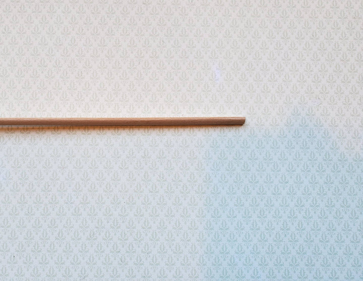 Miniature Trim Quarter Round Thin Wood Strip 1/8" x 18" long Basswood