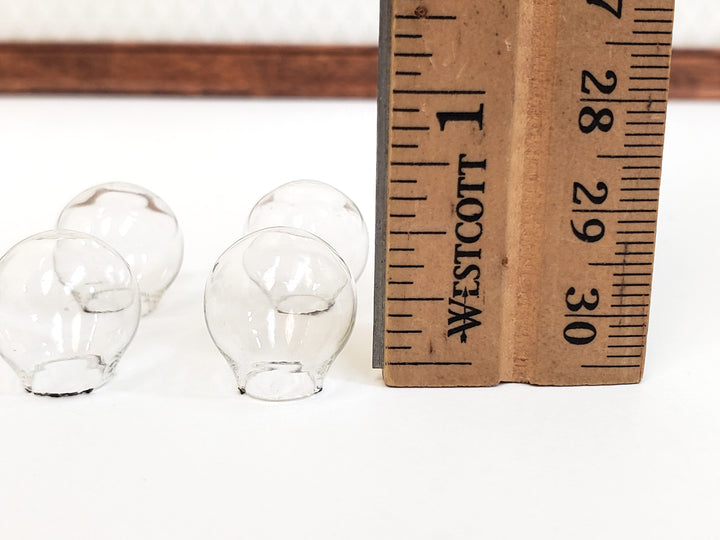 Dollhouse Glass Globe Shade Clear 1:12 Scale Miniature DIY Lamps Handley House MH693