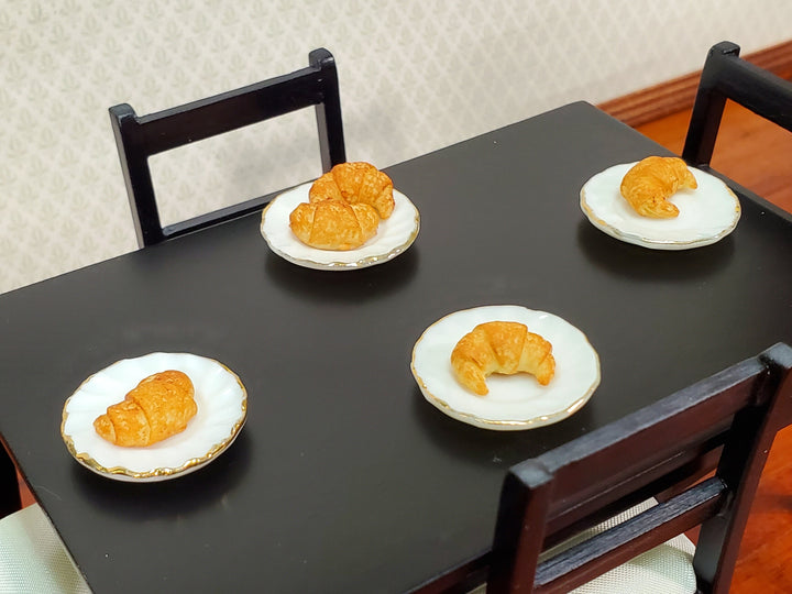 Dollhouse Croissants Pastries Set of 5 1:12 Scale Miniature Kitchen Food