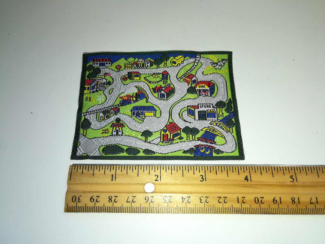 Dollhouse Miniature Vehicle Play Mat Rug 1:12 Scale Childs Room