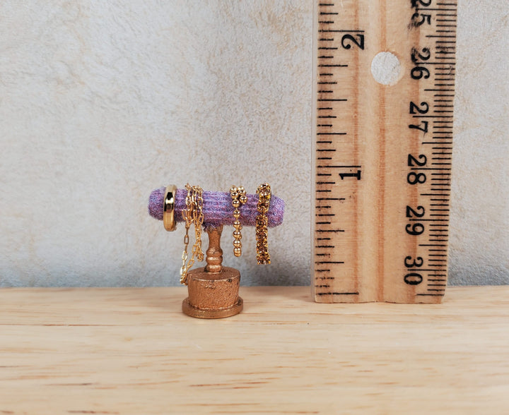 Dollhouse Jewelry Display Necklaces Bracelets 1:12 Scale Miniature Handmade