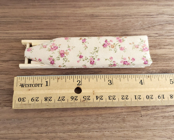 Dollhouse Ironing Board Folding with Floral Cover 1:12 Scale by Falcon