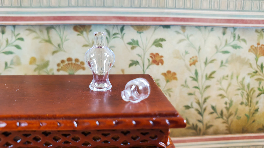 Dollhouse Small Clear Capped Jar Empty 1:12 Scale Miniature