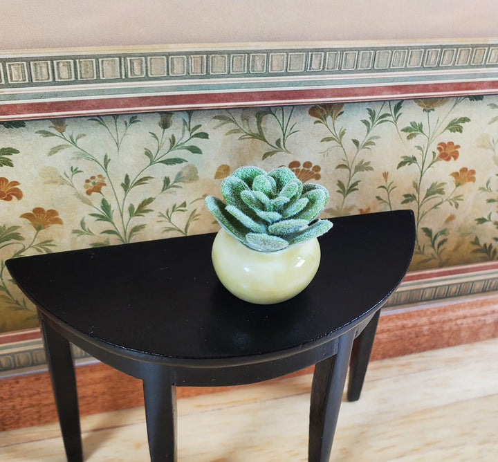 Dollhouse Succulent Echeveria Plant in a Ceramic Planter 1:12 Scale Miniature Prop