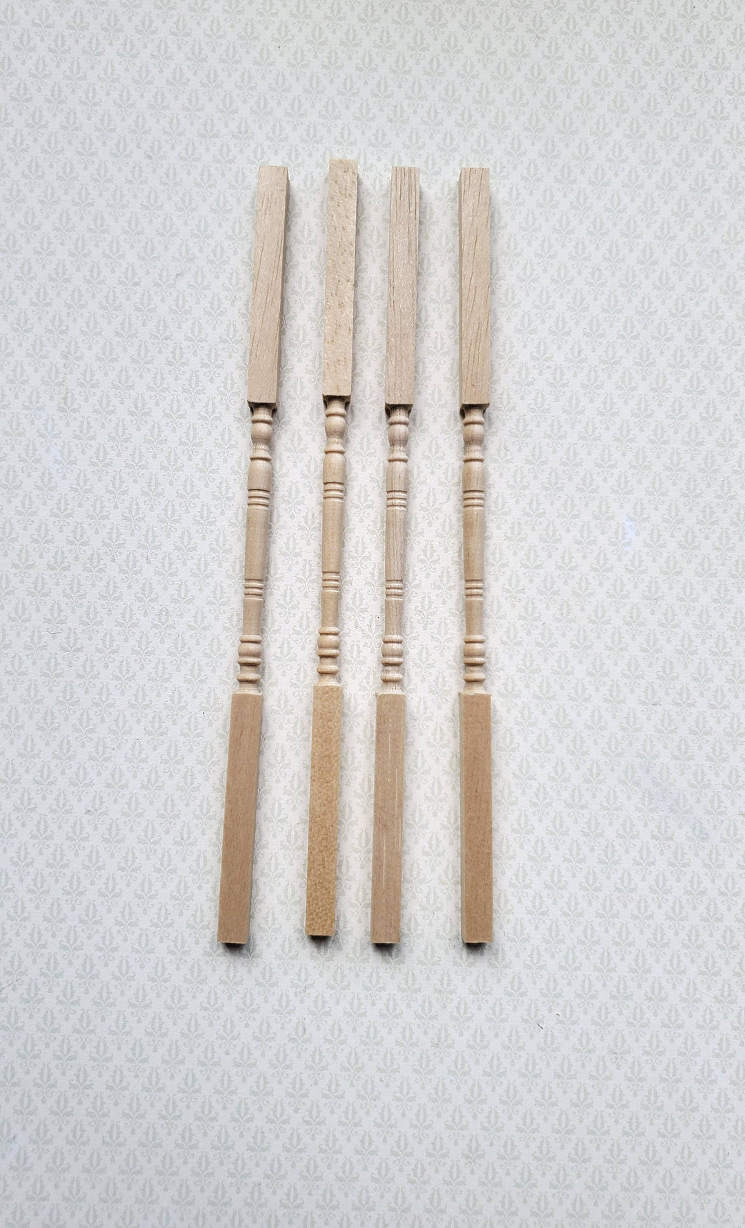 Dollhouse Half Scale Veranda Porch Corner Posts 4 Pieces 1:24 Scale 6" Long Houseworks