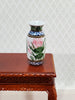 Dollhouse Vase Ceramic Water Lily Design 1 1/4