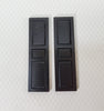 Dollhouse Shutters 3 Panel 1 Pair BLACK 1:12 Scale 4 5/8