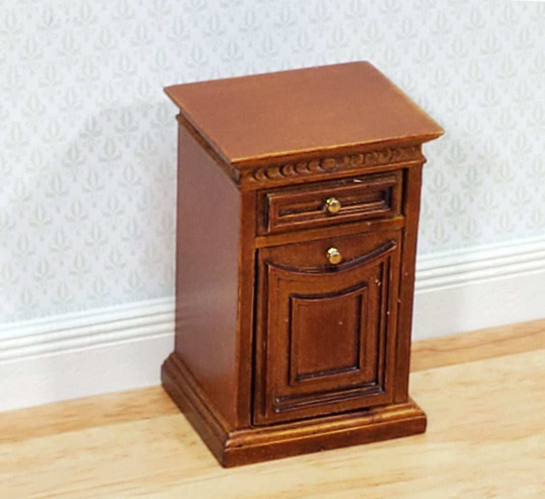 JBM Dollhouse Nightstand Sheraton Style 1:12 Scale Miniature Furniture