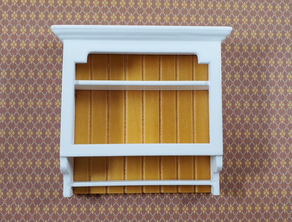 Dollhouse Hanging Shelf Shelves White 1:12 Scale Miniature Kitchen Furniture