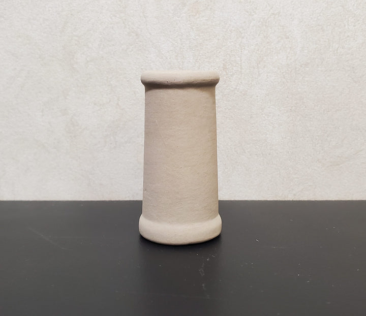 Dollhouse Chimney Pot Smoke Stack Stone Color Medium Size 1:12 Scale Dollhouse