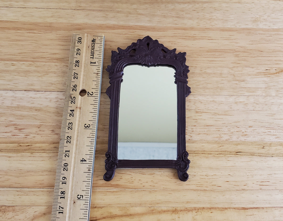 Dollhouse Large Mirror Baroque Style Fancy 1:12 Scale by Falcon Miniatures