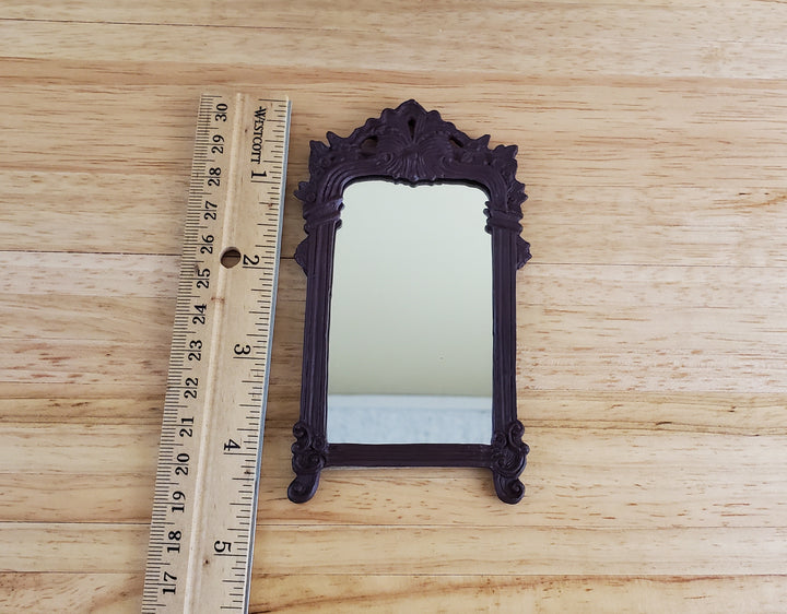 Dollhouse Large Mirror Baroque Style Fancy 1:12 Scale by Falcon Miniatures