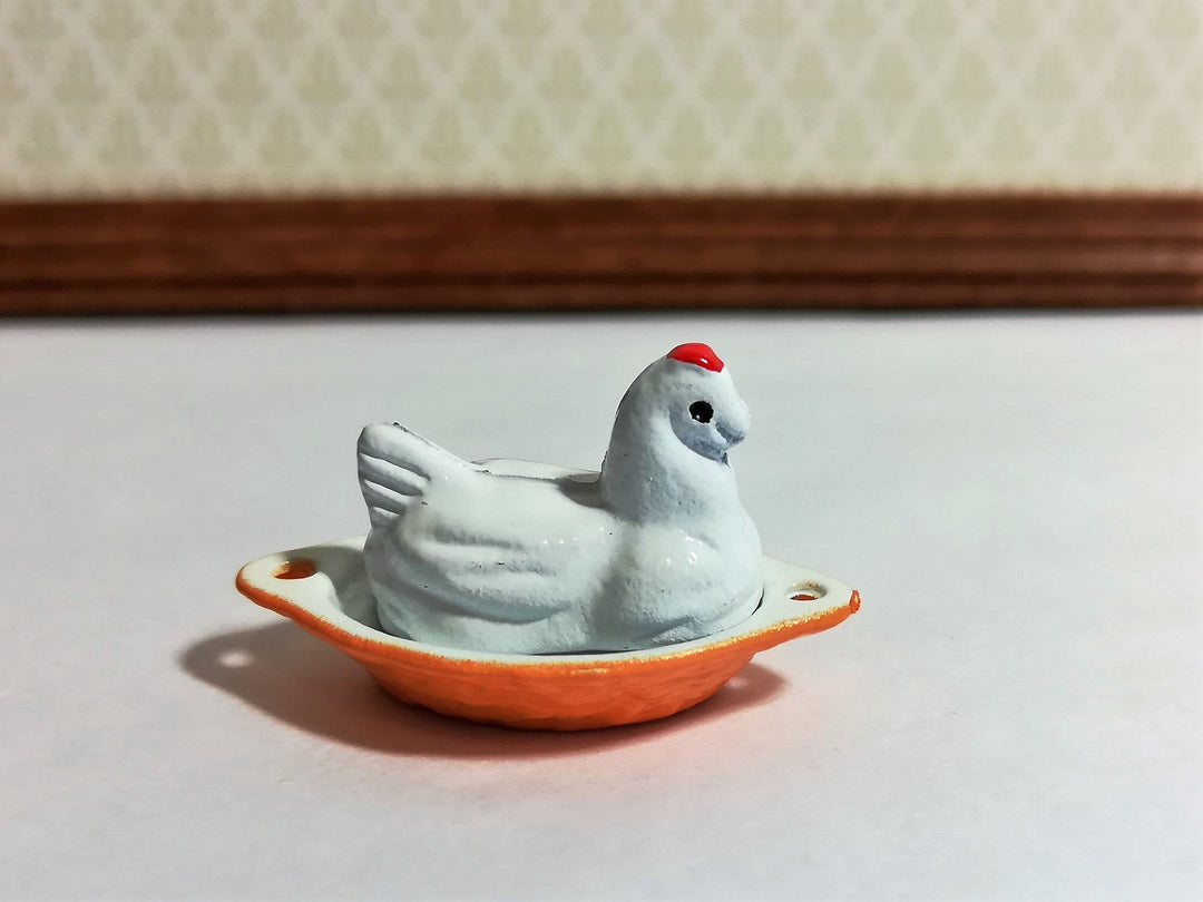 Dollhouse Miniature Chicken Brick Baking Dish 1:12 Scale Kitchen Accessory