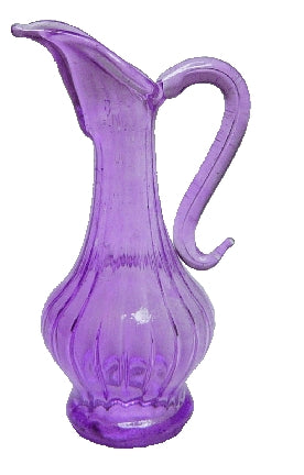 Dollhouse Lavender Elongated Pitcher 1:12 Scale Miniature Kitchen Flowers Decor