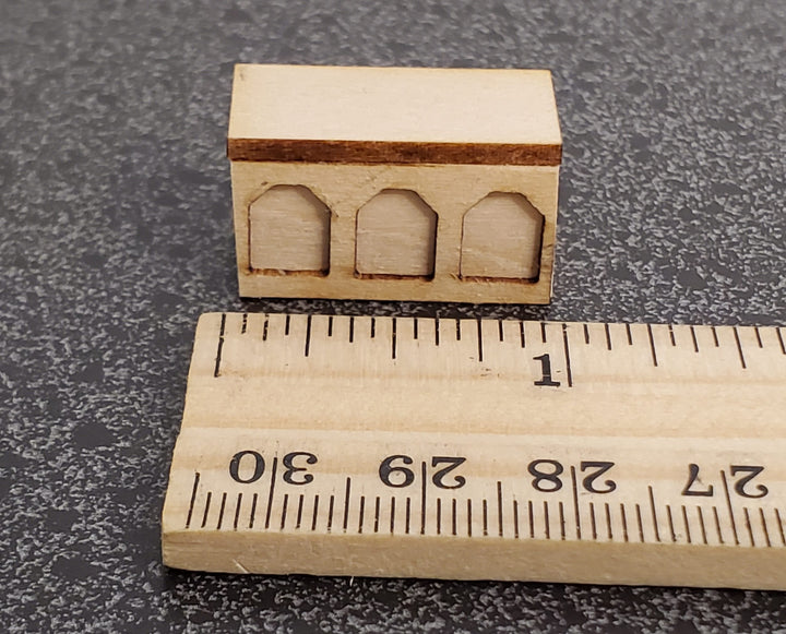 DIY Kit 1:48 Scale Miniature Tudor Treasure Chest Trunk Tiny Gothic Style