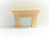 Dollhouse Miniature Fireplace Surround DIY 1:12 Scale Furniture Unfinished Wood