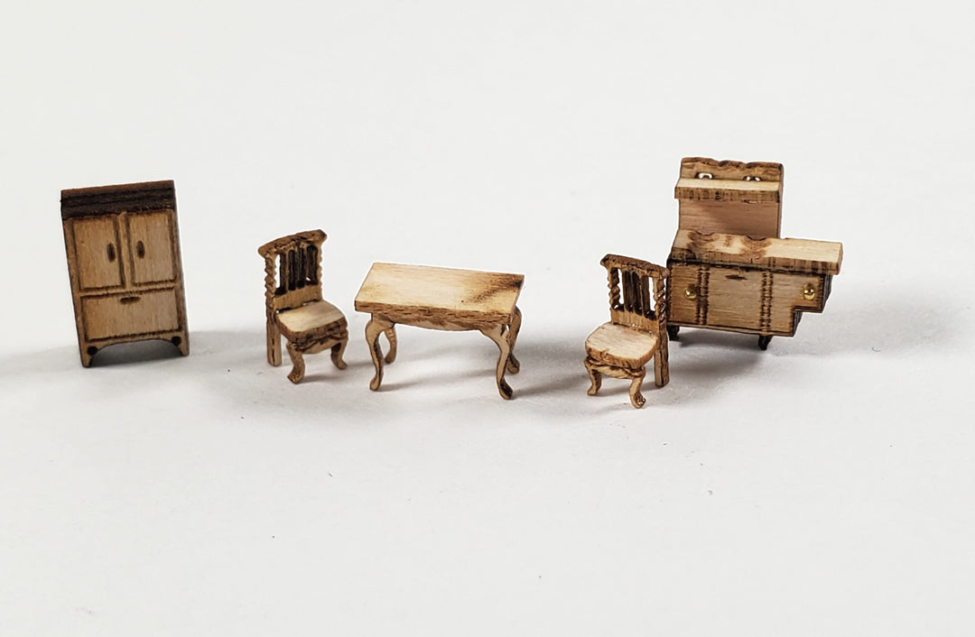 One Inch Miniatures Victorian Dollhouse Miniature Furniture 1 Inch Scale Dollhouse