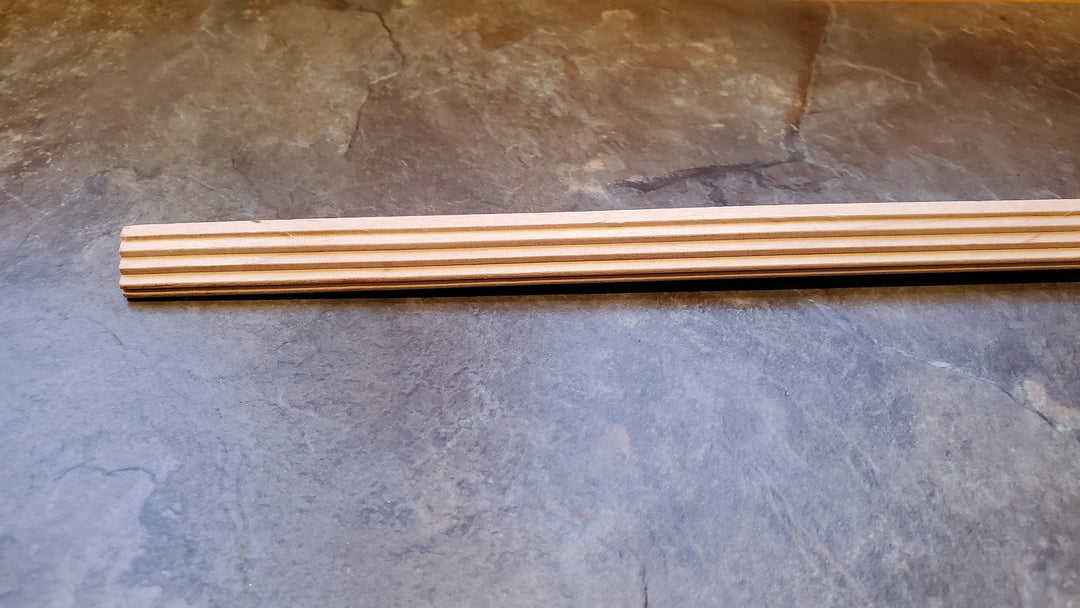 Dollhouse Step Crown Molding Trim Cornice 3/8" wide x 18" long 1:12 Scale