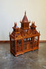 Dollhouse Miniature Birdcage JBM Large Victorian Fancy 1:12 Walnut Finish