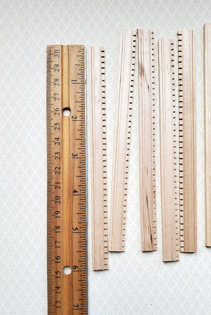 Dollhouse 6" Dentil Crown Molding Trim x10 Pieces 1:12 Scale Building 77262
