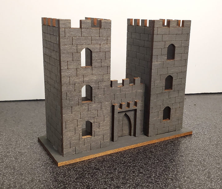 Miniature Castle Tower Keep 1:144 Scale DIY KIT 7 Rooms Ladders 3 Stories
