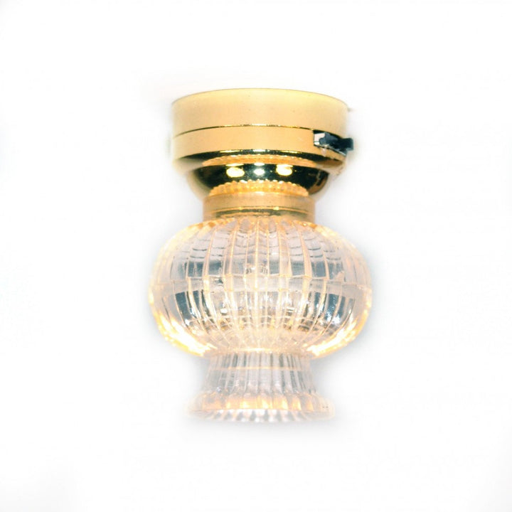 Dollhouse Battery Operated Ceiling Light 1:12 Scale Miniature Houseworks 2336