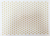 Dollhouse Hexagon Vinyl Tile Flooring Embossed Beige on White Floor 1:12 Scale Miniatures