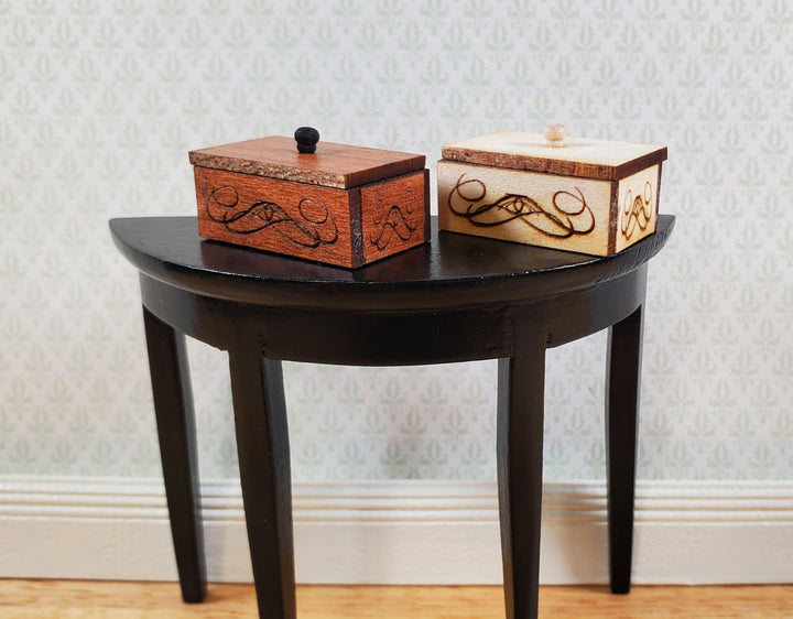 Dollhouse KIT Art Nouveau Box Small for Gloves Trinkets 1:12 Scale Miniature DIY