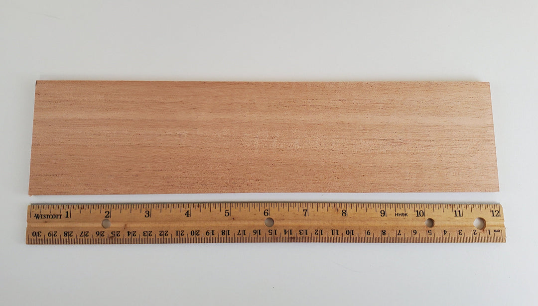 Mahogany Wood Slat Plank 1/4" Thick x 3" Wide x 12" Long Kiln Dried Woodworking