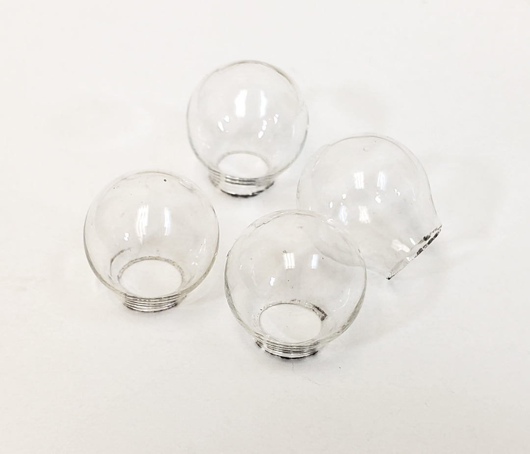 Dollhouse Glass Globe Shade Clear 1:12 Scale Miniature DIY Lamps Handley House MH693